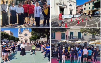 Pietra Ligure – progetto Scuola Attiva Kids: Aikido, Kung Fu e Atletica in piazza per la giornata finale!